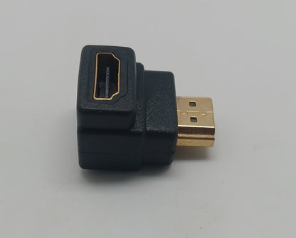 HDMI Female to Male 90 Degree Bend Block