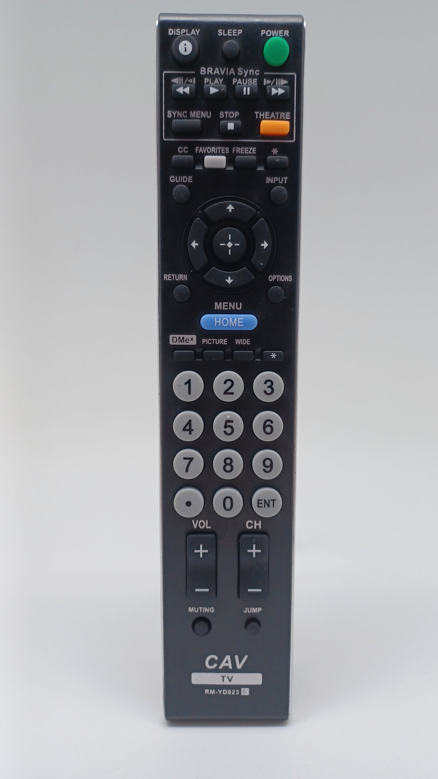 Replacement Remote for Sony Bravia - RM - YD023