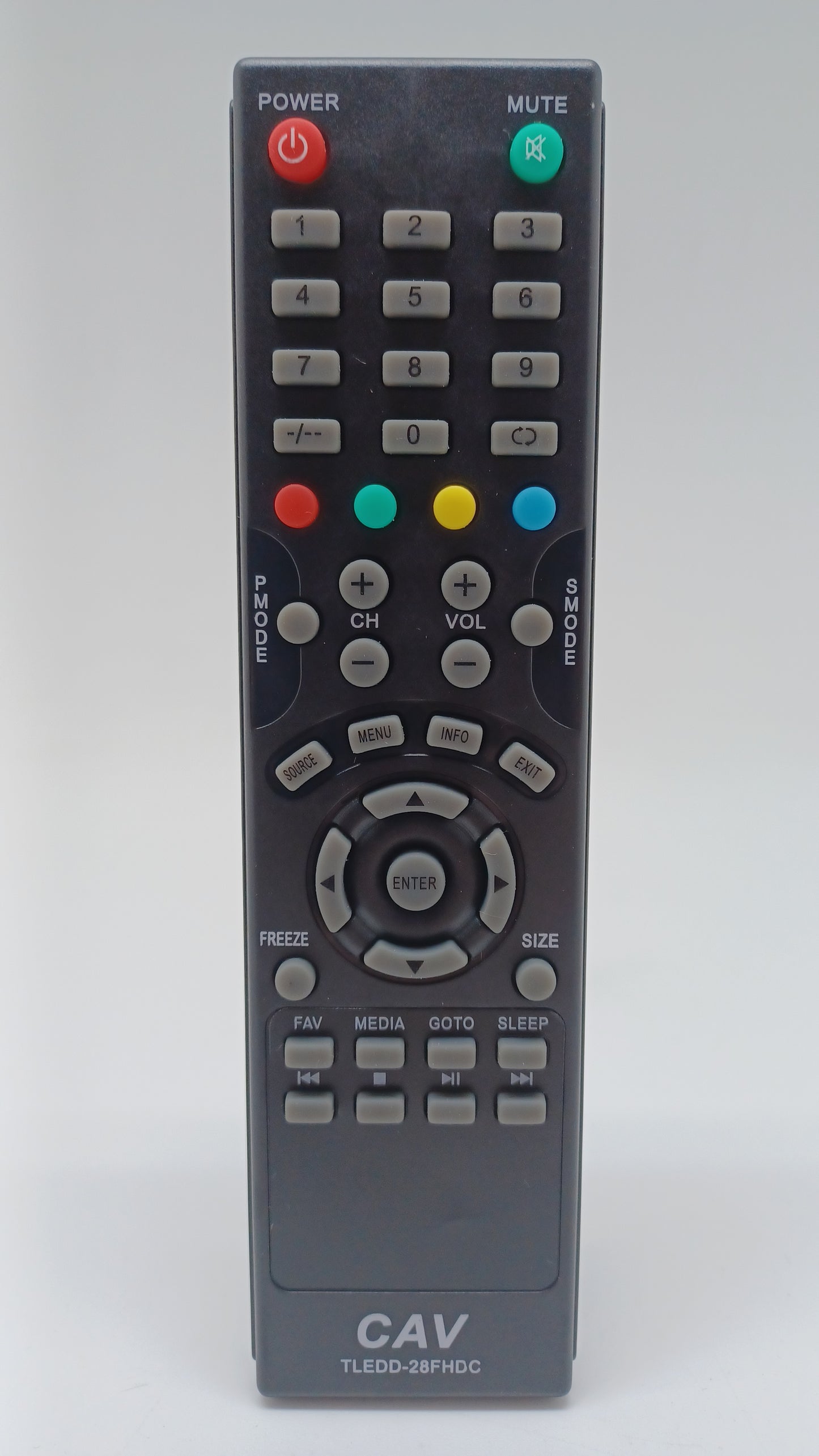 Replacement Remote for Telefunken TLEDD - 28FHDC