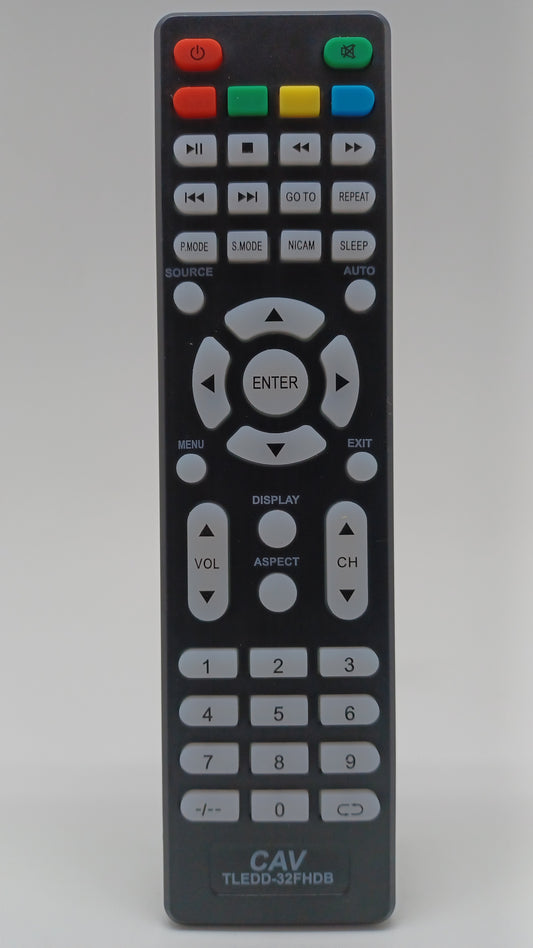 Replacement Remote for Telefunken TLEDD - 32FHDB