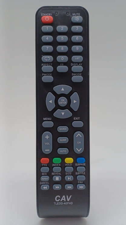 Replacement Remote for Telefunken TLEDD - 40FHD