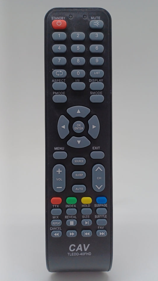 Replacement Remote for Telefunken TLEDD - 40FHD