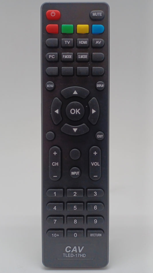 Replacement Remote for Telefunken TLED - 17HD