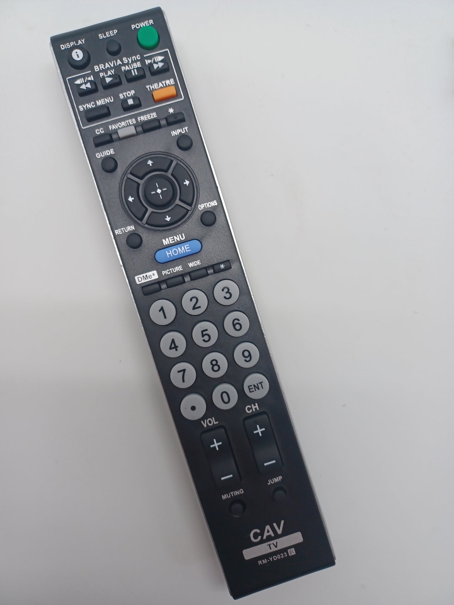 Replacement Remote for Sony Bravia - RM - YD023