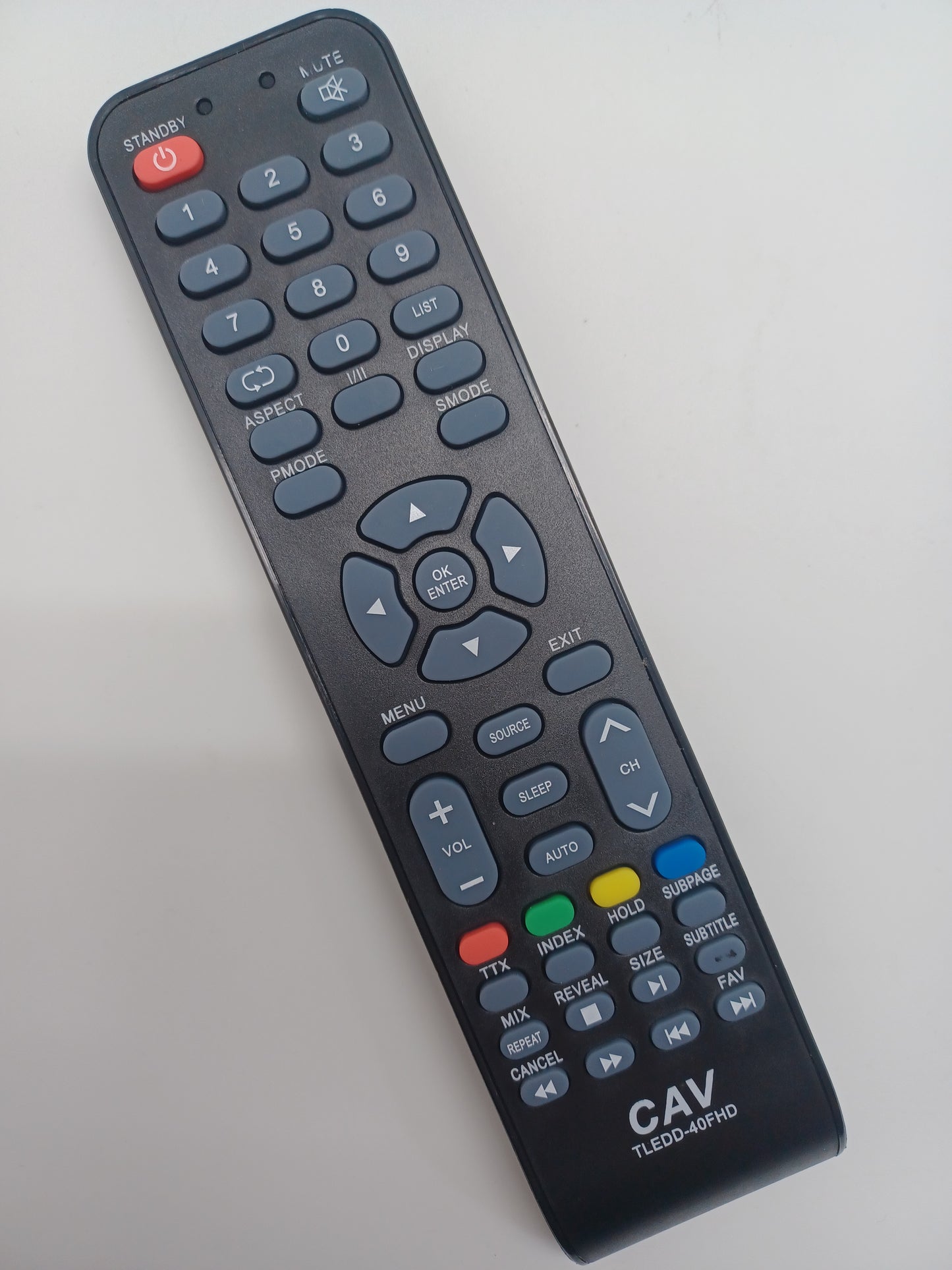 Replacement Remote for Telefunken TLEDD - 40FHD